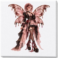 Toile sur ch&acirc;ssis F&eacute;e Gothique 013