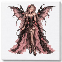 Toile sur ch&acirc;ssis F&eacute;e Gothique 020