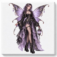 Toile sur ch&acirc;ssis F&eacute;e Gothique 021