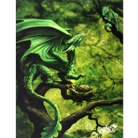 Anne Stokes toile sur chassis Forest Dragon