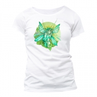 T-Shirt Fée Linda Ravenscroft Verdure Fae - tshirt fairysite