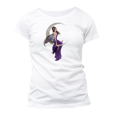 T-Shirt Fée Nene Thomas "Moon Amethyst" - L / T-Shirts Fées pour Femmes