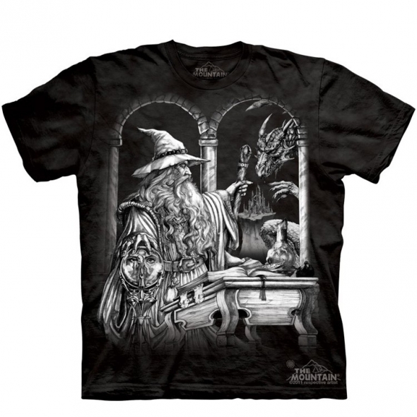 T-Shirt "Wizard & Dragon" - S / The Mountain