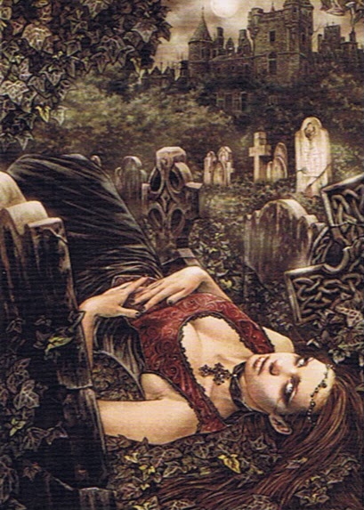 Carte Postale "Echo of Death" / Carterie Gothique