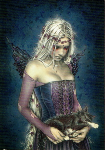 Carte Postale Géante "Angel of Death" / Carterie Gothique